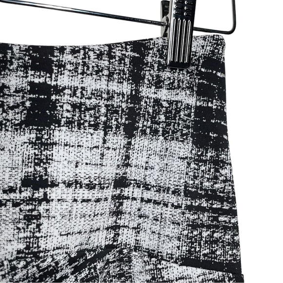 ONA by Yoon Chung Black White Plaid Kick Flare Pull On Pants Small - Picture 9 of 10